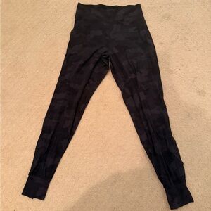 lululemon athletica Black Camo Track Pants